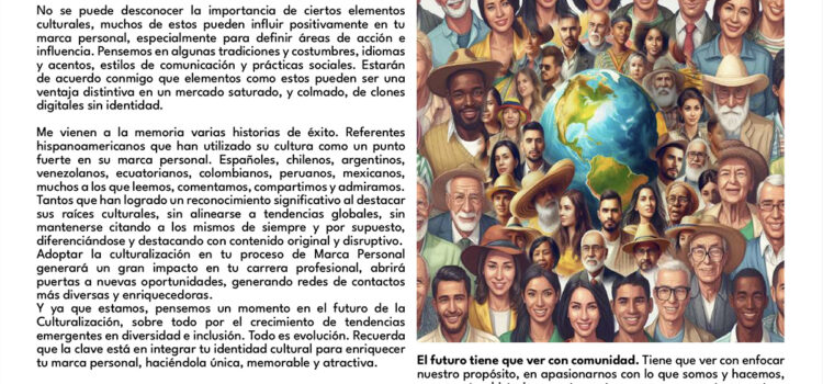 La culturalización convierte una comunidad en virtuosa